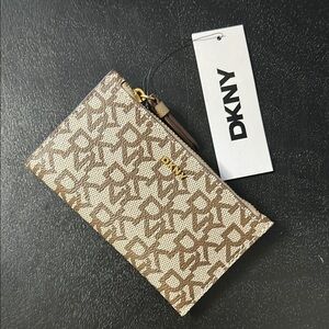 DKNY Monogram wallet cardholder